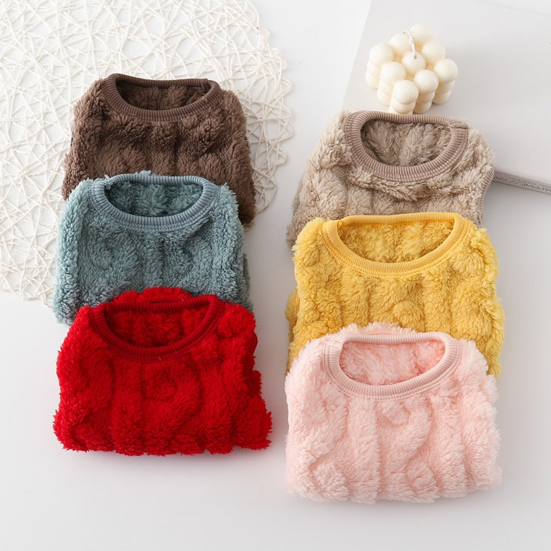 Flauschweste „Winter Snuggle“: Weiche Coral-Fleece Hundeweste für gemütliche Wintertage