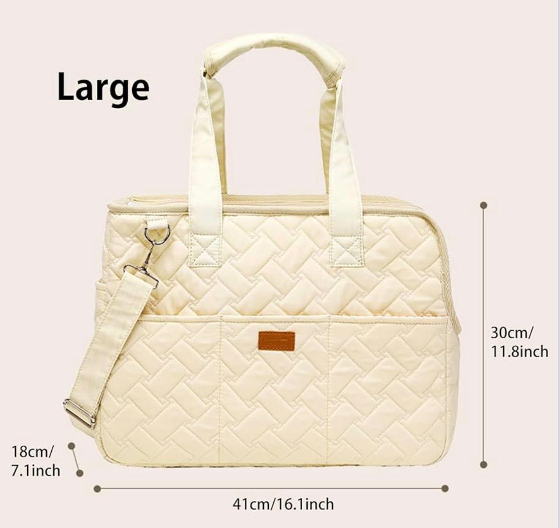 đ Stylische Hundetasche âSoft Quiltâ â atmungsaktive Tragetasche fĂŒr kleine Hunde