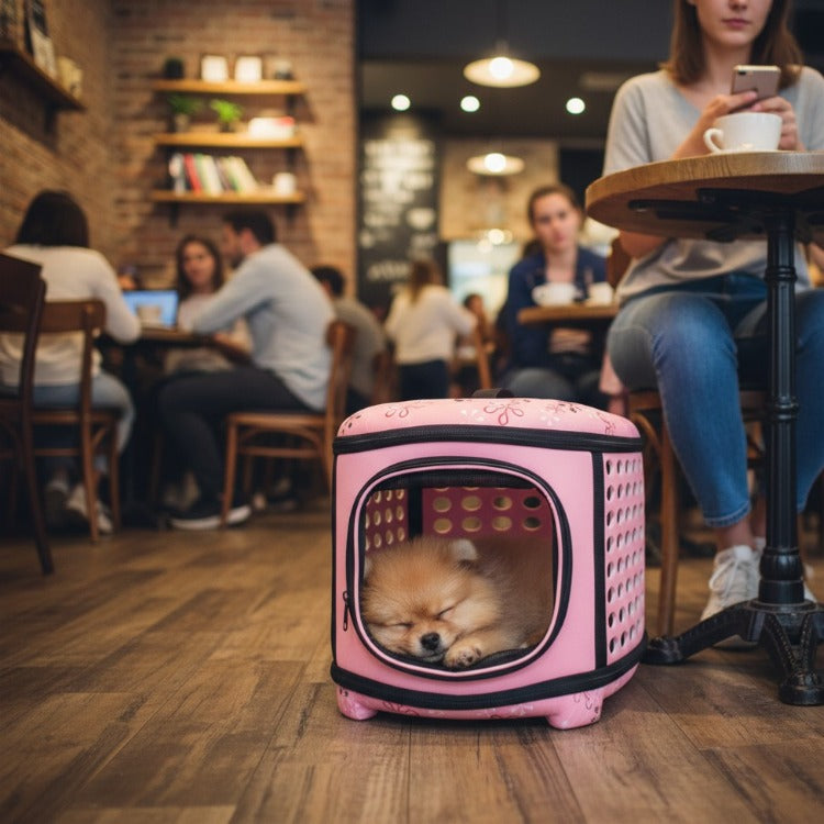 EVA Faltbare Hundebox für Kleine Hunde – Warm & Komfortabel
