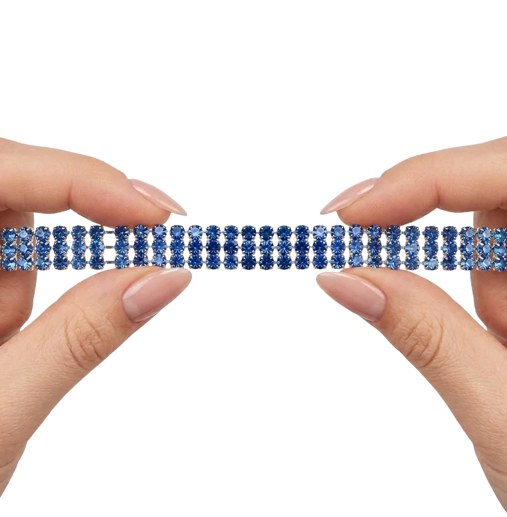 Strass-Halsband – Glanzvoll & Komfortabel