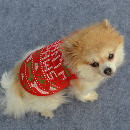 🎄 Weihnachtsoutfit „Santa Paws“ – Rotes Hundeshirt von Minibell
