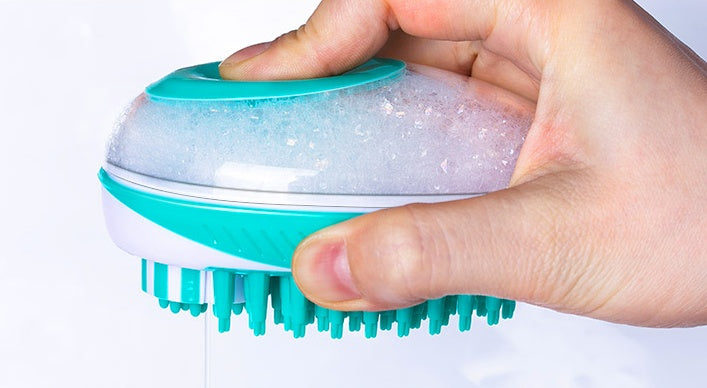 🛁 2-in-1 Fellpflege Bürste – Baden & Massieren