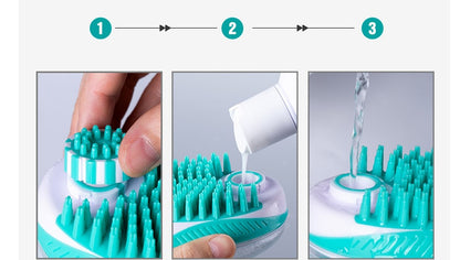 🛁 2-in-1 Fellpflege Bürste – Baden & Massieren