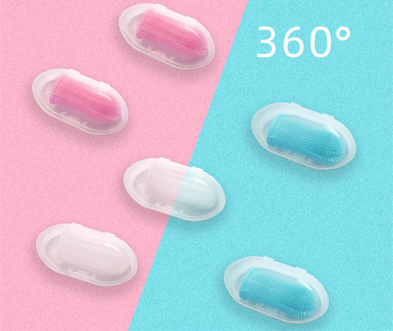 Silikon Fingerzahnbürste für Hunde – Sanfte Zahnpflege mit Aufbewahrungsdose | Minibell