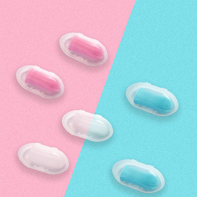 Silikon Fingerzahnbürste für Hunde – Sanfte Zahnpflege mit Aufbewahrungsdose | Minibell