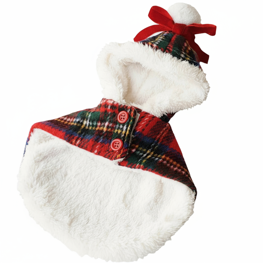 🎅 Weihnachtscape für kleine Hunde – Perfekt für das Fest & dein Fotoshooting