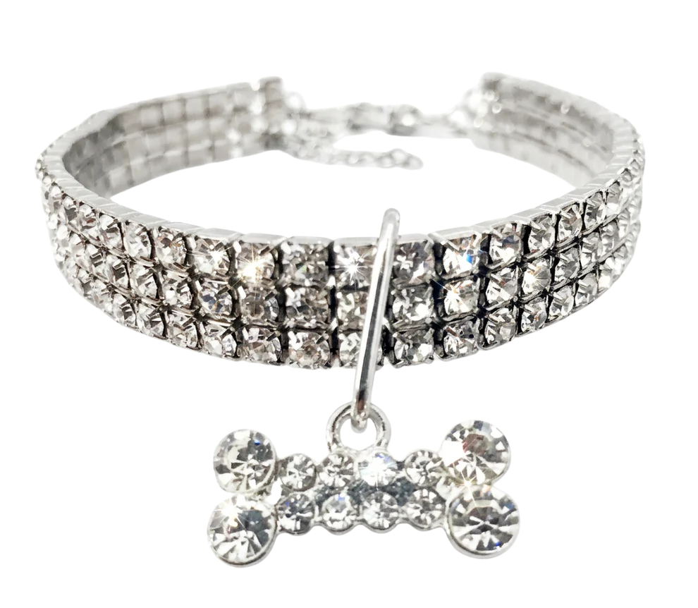 Strass-Halsband – Glanzvoll & Komfortabel