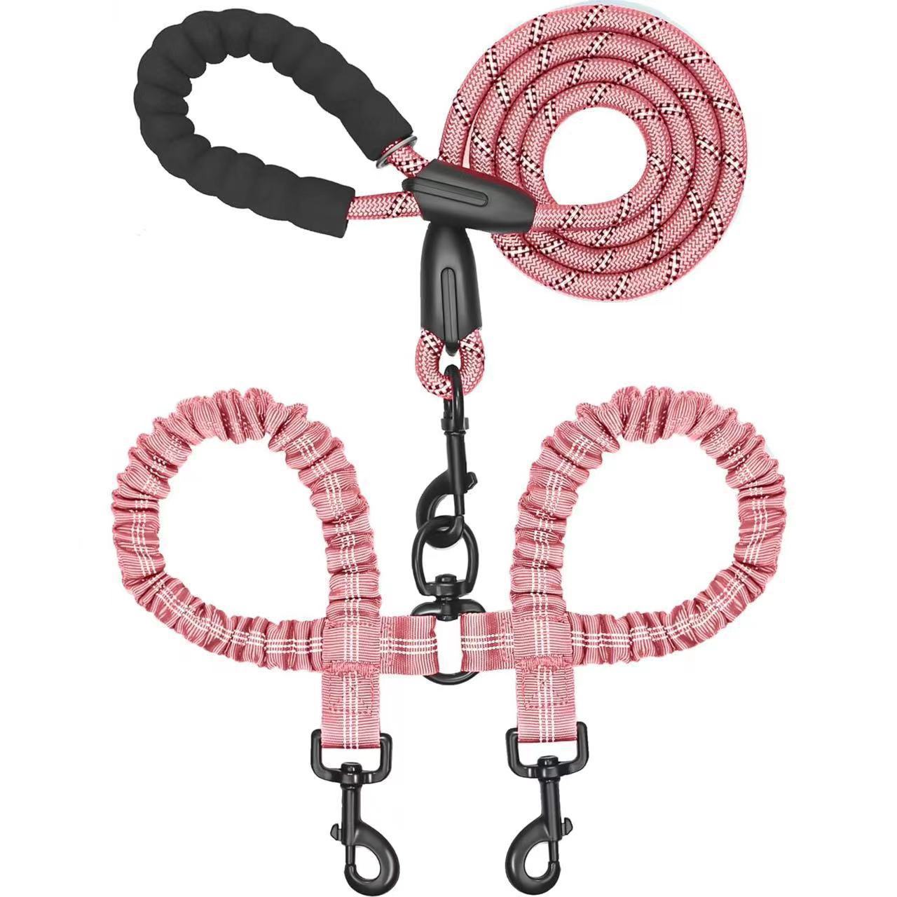 Nylon Hundeleine mit Doppelhund-Führung 🐕🐕