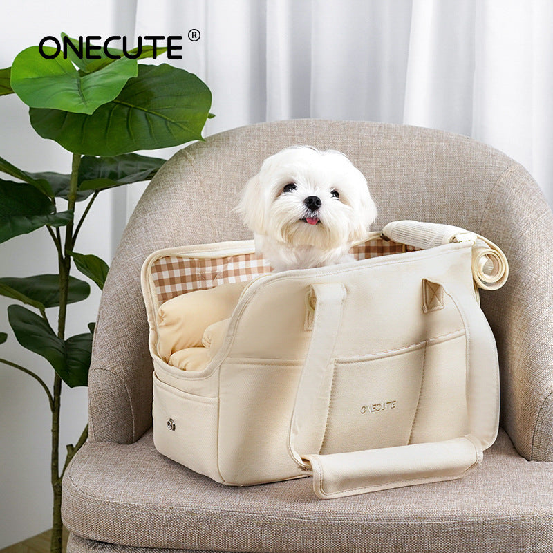Small Body Dog Go Out Bag Pet Cat Bag Small Dog Portable Shoulder Hand-held Messenger Take-away Bag
