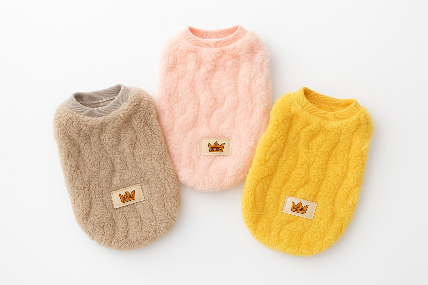 Flauschweste „Winter Snuggle“: Weiche Coral-Fleece Hundeweste für gemütliche Wintertage