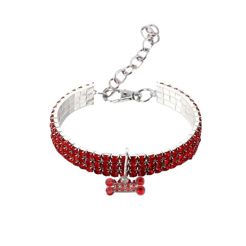 Strass-Halsband – Glanzvoll & Komfortabel