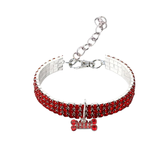 Strass-Halsband – Glanzvoll & Komfortabel