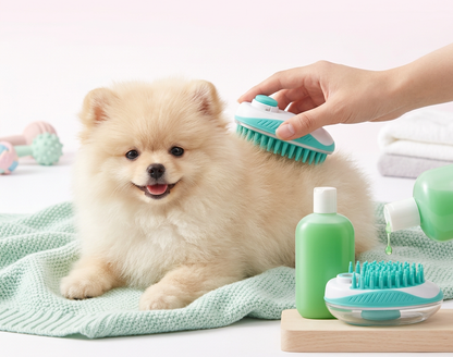 🛁 2-in-1 Fellpflege Bürste – Baden & Massieren