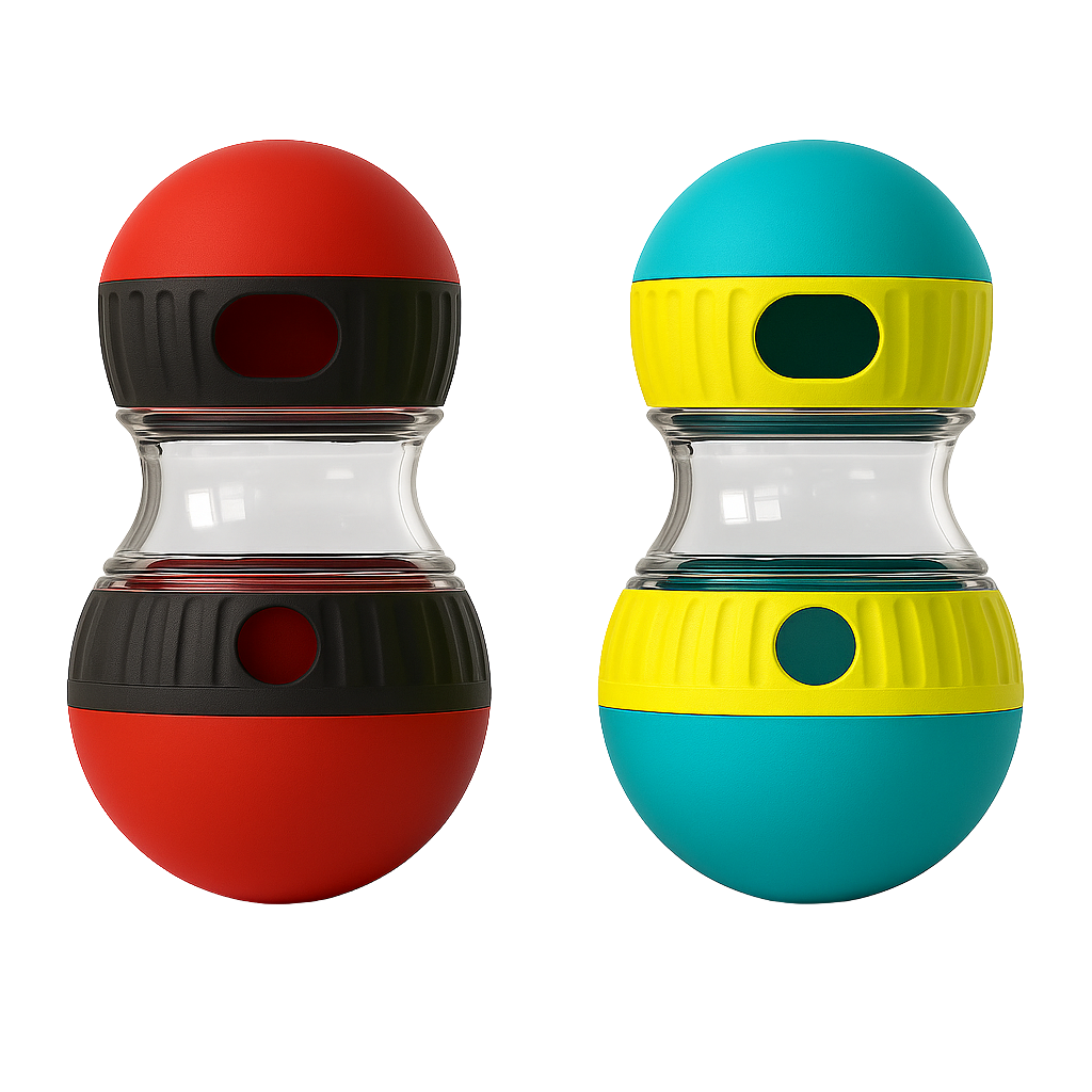 Snack & Play Dumbbell – Intelligenzspielzeug für kleine Hunde