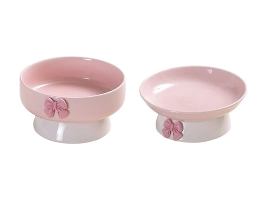 🎀 Gamelle en céramique Macaron avec nœud – Savourez avec style et confort