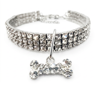Strass-Halsband für Hunde – Glanzvoll & Komfortabel