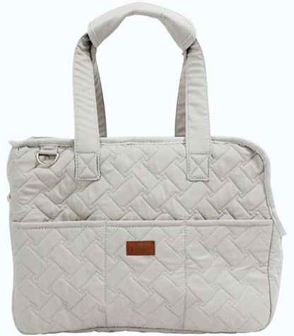 👜 Stylische Hundetasche „Soft Quilt“ – atmungsaktive Tragetasche für kleine Hunde