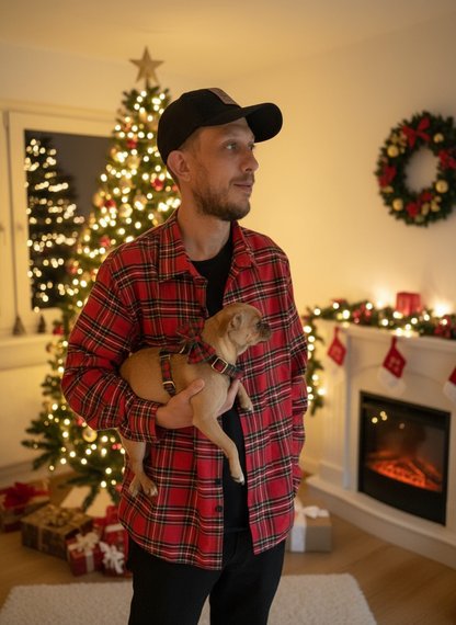 Holzfällerhemd Partnerlook – Passend zu Minibell Hundemode, modern & festlich