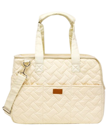 👜 Stylische Hundetasche „Soft Quilt“ – atmungsaktive Tragetasche für kleine Hunde