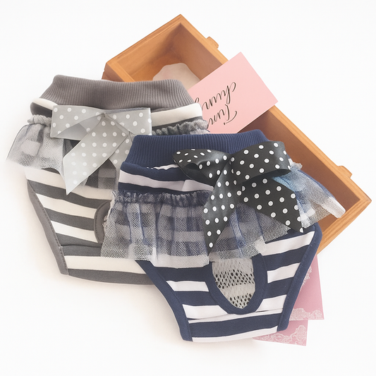 Bequeme Hundehose; Weiches Baumwoll-Schutzhöschen für kleine Hündinnen 🐾