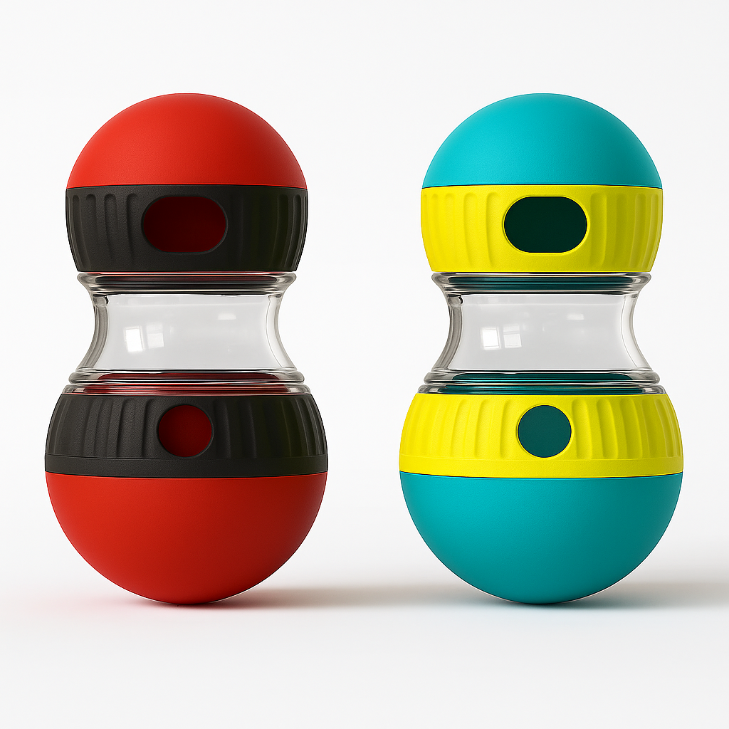 Snack & Play Dumbbell – Intelligenzspielzeug für kleine Hunde